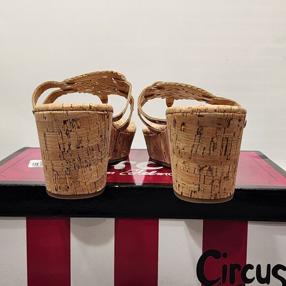 Sam Edelman‎ Circus Wedge Sandals Rocky Platform Almond Size 8.5 M - Picture 6 of 11